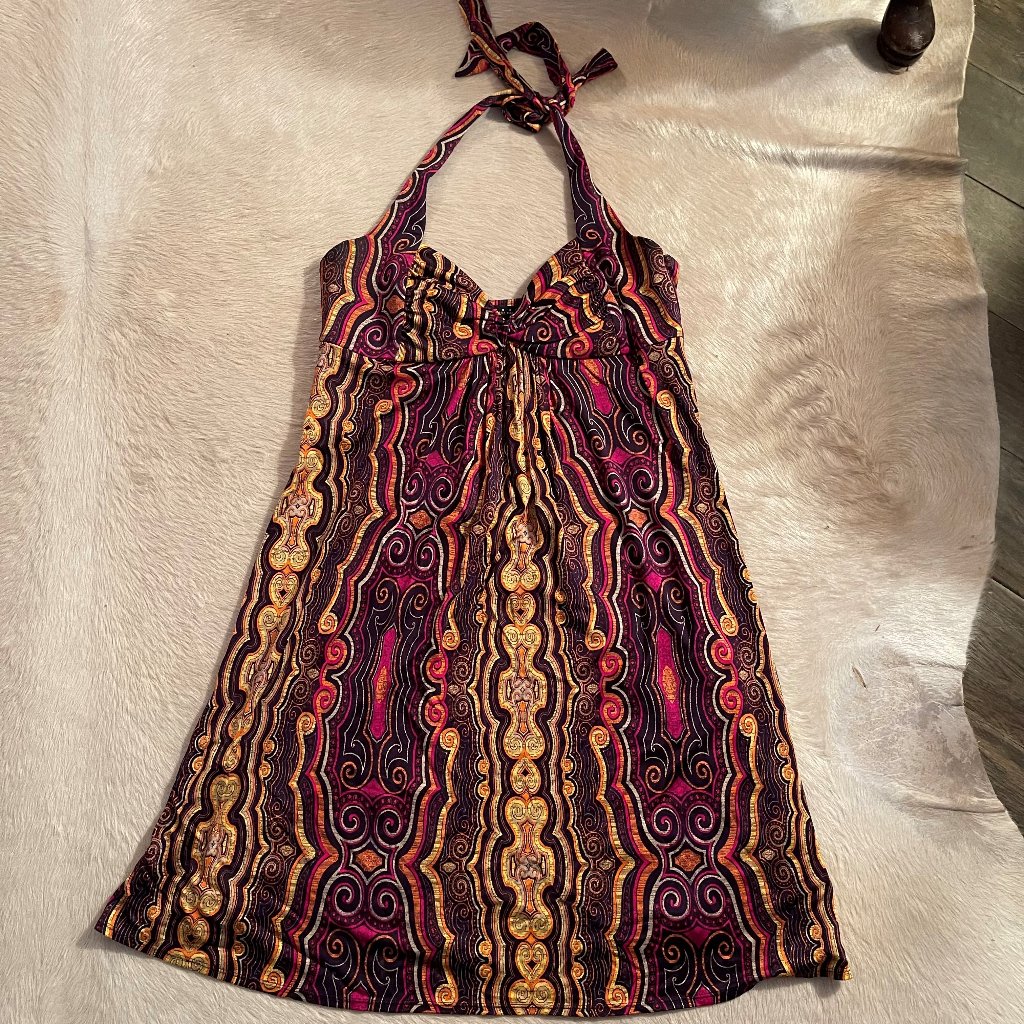 Brand New  Laundry  Multicolor Halter Dress  Brand New
